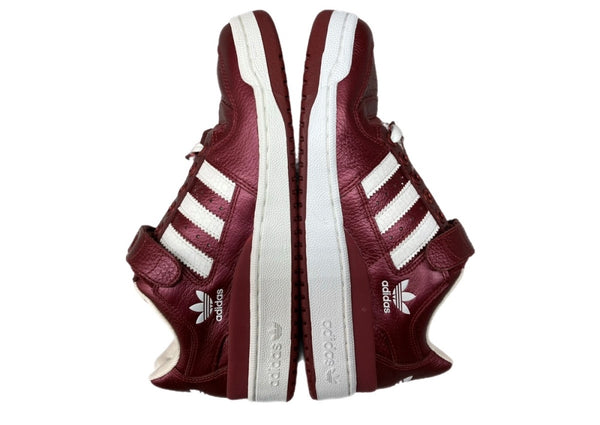 アディダス adidas 01年製 FORUM LO MET 2 フォーラム ロー デッドストック バスケ シューズ 白 赤 672860 メンズ靴 スニーカー レッド 27cm 104S-990