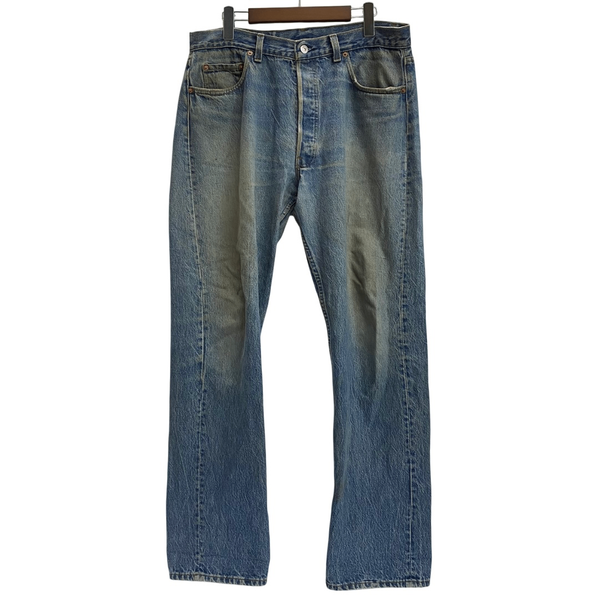 【曜日割引対象外】 リーバイス Levi's 90's 501 USA製 脇割り 546刻印 デニム ブルー W36 L32サイズ 201MB-1149 VB