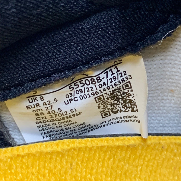 ナイキ NIKE AIR JORDAN 1 RETRO HIGH OG 555088-711 メンズ靴 スニーカー イエロー 27.0cmサイズ 201-shoes1411