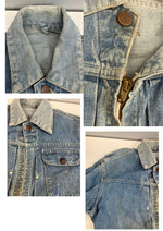 ラングラー Wrangler 50's 50年代 BLUE BELL ブルーベル 縦ベル 11MJZ GRIPPER ZIPPERGジャン デニムジャケット Vintage ヴィンテージ - ジャケット ブルー 101MT-4362