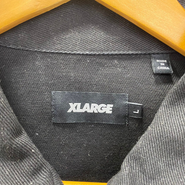 エクストララージ XLARGE RECORDS WORK JACKET 101231021002 ジャケット ブラック Lサイズ 201MT-2868