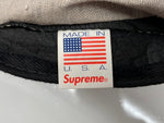 シュプリーム SUPREME 18SS Coated Linen Camp Cap ジェット キャップ Boxlogo 帽子 ハット 黒 帽子 メンズ帽子 キャップ ロゴ ブラック Fサイズ 104H-62