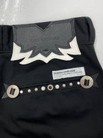 トーガ TOGA ARCHIVES × Dickies ディッキーズ 21AW Flare Pants フレア パンツ ジップフライ ワーク ウエスタン ブーツカット メタル スタッズ 黒 ロゴ TC12-FF521 ボトムスその他 ブラック サイズ 46 104MB-266