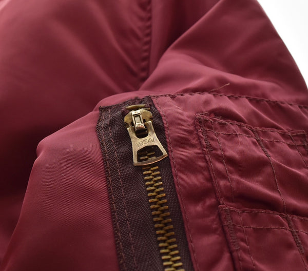 コリンス CORINTH 80's - 90's MA-1  CORINTH MFG.CO ボルドー MADE IN USA フライト ジャケット Flight Jacket  MA-1-1500 ジャケット ワインレッド Mサイズ 103MT-3447