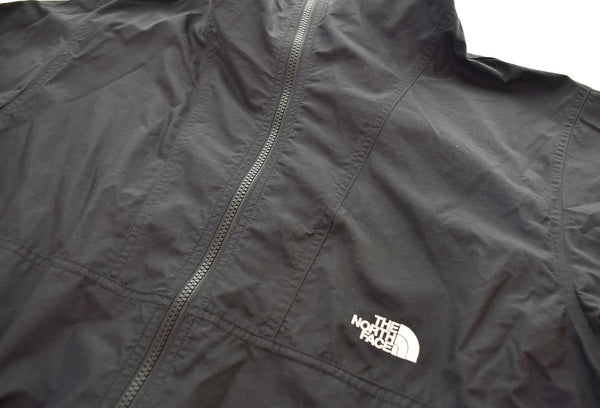 ノースフェース THE NORTH FACE  COMPACT JACKETコンパクトジャケット ウインドブレーカー マウンテンパーカー アウトドア キャンプ  NP72230 ジャケット ブラック Lサイズ 103MT-3066