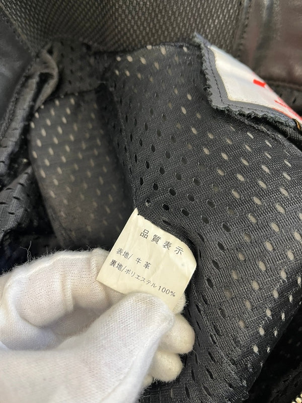 シンプソン SIMPSON 本皮 レザーパンツ バイカーパンツ ツーリング バイク用品 黒  ボトムスその他 ブラック Lサイズ 101MB-778