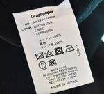 グラフペーパー Graphpaper Light Melton Shawl Collar Coat ショールカラーコート GM233-10240B 1 ジャケット ブラック 103MT-3404