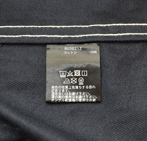 ハフ HUF MASON SHACKET コントラスト ステッチ ジャケット コットンツイル 24AW フレンチ ワーク ウェア  MASON SILVA ジャケット ネイビー Sサイズ 103MT-1778