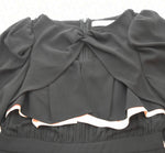 ハーリップトゥ Her lip to LaRochellePleatedDress ラロシェルプリーツドレス フレアワンピース マキシ ロング 黒 1224305143 ワンピース ブラック Sサイズ 103LT-86
