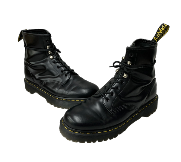 ドクターマーチン Dr.Martens 8ホール dm-25345001 メンズ靴 ブーツ ワーク ブラック UK10サイズ 201-shoes910