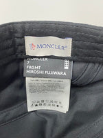 【中古】モンクレール MONCLER FRGMT ベースボールキャップ 帽子 メンズ帽子 キャップ ロゴ ブラック 201goods-346