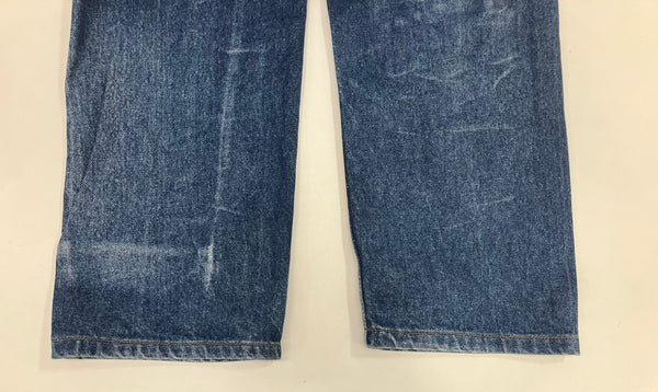 リーバイス Levi's 80's 80年代 赤文字505 ナイロンフットボタン ボタン裏585刻印 MADE IN USA アメリカ製 VINTAGE ヴィンテージ 505-0217 デニム ブルー W33L36 101MB-755