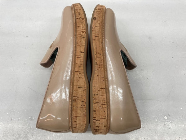 チャーチ Church's ウェッジソール レザー スリッポン 革靴 シューズ 王冠 CROWN ゴールド刺繍 イタリア製 PINK ピンク BEIGE レディース靴 ローファー ベージュ SIZE36 104S-824