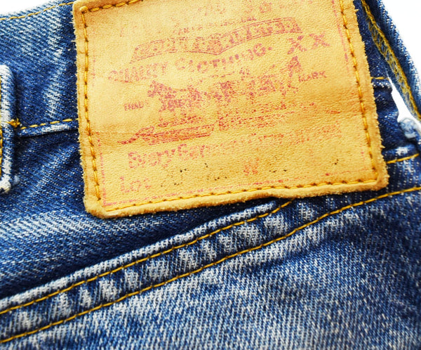 リーバイス Levis 米国製 90年代 201XX 1998 06 バレンシア工場 ボタン裏555 BIG-Eビッグ デニムパンツ 青 デニム ブルー 31 103MB-311