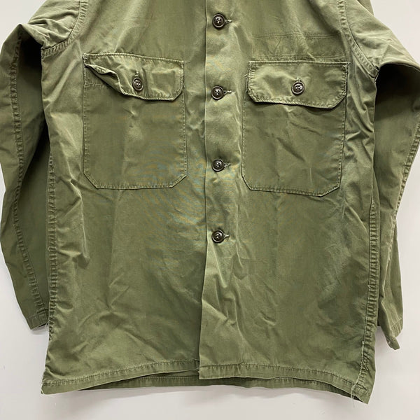 【曜日割引対象外】 ヴィンテージ vintage 60's TROOPER ユーティリティシャツ ポプリン ジャケット カーキ Sサイズ 201MT-4550 VB
