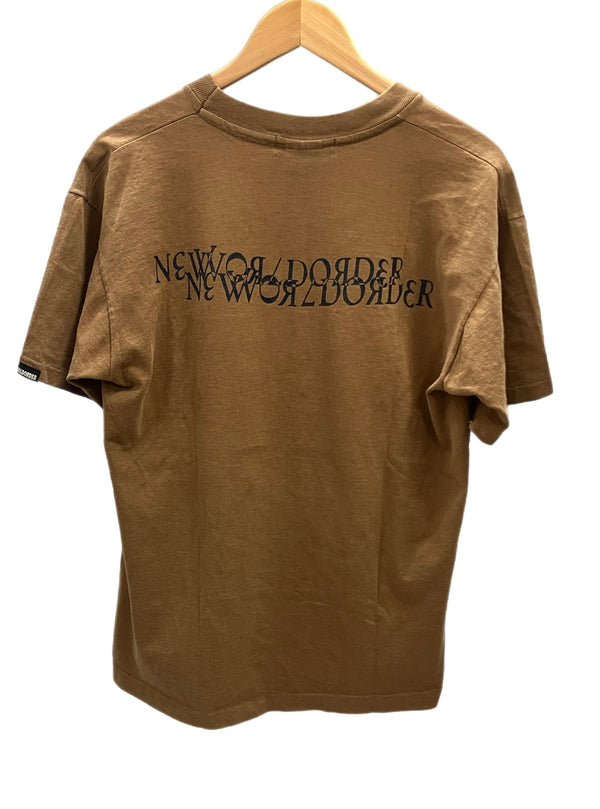 ニューワールドオーダー NEW WORLD ORDER N.W.O 90s 90's anvil Vintage ヴィンテージ Tシャツ プリント ブラウン Mサイズ 101MT-2609