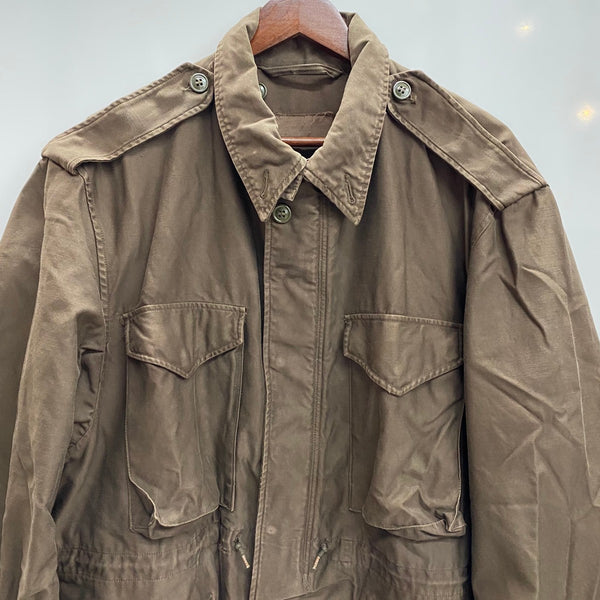 【曜日割引対象外】 ミリタリー MILITARY 50's 60's US.ARMY M-51 フィールドジャケット 後染め ジャケット ブラウン Lサイズ 201MT-4628 VB