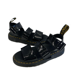 ドクターマーチン Dr.Martens GRYPHON STRAP SANDAL サンダル グリフォン エナメル レディース靴 サンダル ブーツサンダル ブラック UK4 101sh-2338