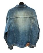 シュプリーム SUPREME 24AW DISTRESSED SELVEDGE TRUCKER JACKET ディストレス セルビッジ トラッカー ジャケット 青 ジャケット 無地 ブルー Lサイズ 104MT-1726