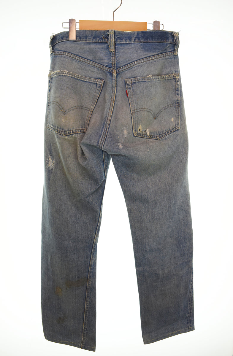 リーバイス Levi's 60's 505 BIG E 刻印 5 42 TALON タロン ジップ 赤