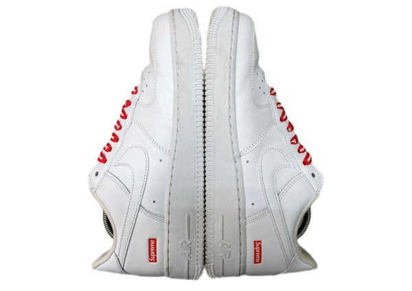 ナイキ NIKE 23年製 × SUPREME シュプリーム AIR FORCE 1 LOW エア フォース ロー AF1 シューズ 白 CU9225-100 メンズ靴 スニーカー ホワイト 25.5cm 104S-1040