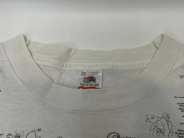 フルーツオブザルーム FRUIT OF THE LOOM 80’s MUSEUM OF SCIENCE AND INDSTRY CHICAGO TEE XL Tシャツ ホワイト 601MT-84