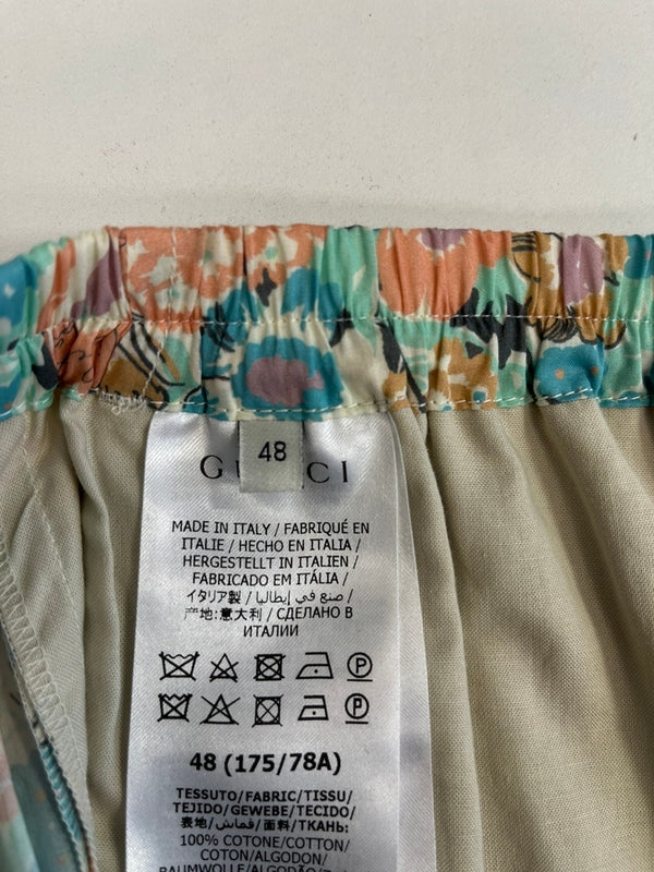 グッチ GUCCI LIBERTY リバティプリント ショートパンツ 総柄 花柄 636592 ハーフパンツ マルチカラー サイズ48 101MB-655