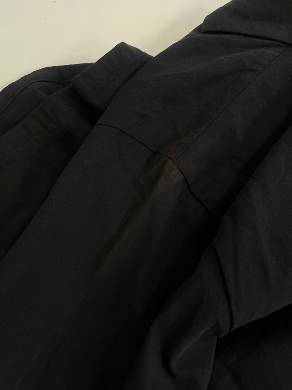 エヴァムエヴァ evam eva wide jacke coat ワイドジャケットコート コットン 日本製 E191T036 ジャケット ブラック サイズ2 101LT-246