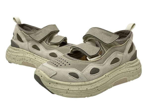 スイコック suicoke OG-355 厚底 ウェッジソール  レディース靴 サンダル ストラップ グレー 6 24cm 601sh-7