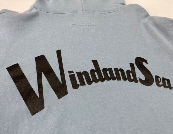ウィンダンシー WIND AND SEA × Disney ディズニー 100周年 MICKEY MOUSE HOODIE ミッキー フーディー パーカー 青 WDS-C-DSN-23-Q4-01 パーカ プリント ブルー Lサイズ 104MT-1333