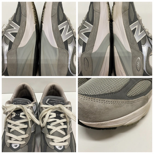 ニューバランス new balance M990GL6 メンズ靴 スニーカー グレー 27.5cmサイズ 201-shoes1320