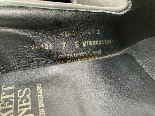 クロケットアンドジョーンズ CROCKETT&JONES KENSINGTON 3 ケンジントン スエード ローファー スリッポン シューズ 黒 26191 メンズ靴 ブーツ デザート ブラック サイズ 7Ｅ 104S-681