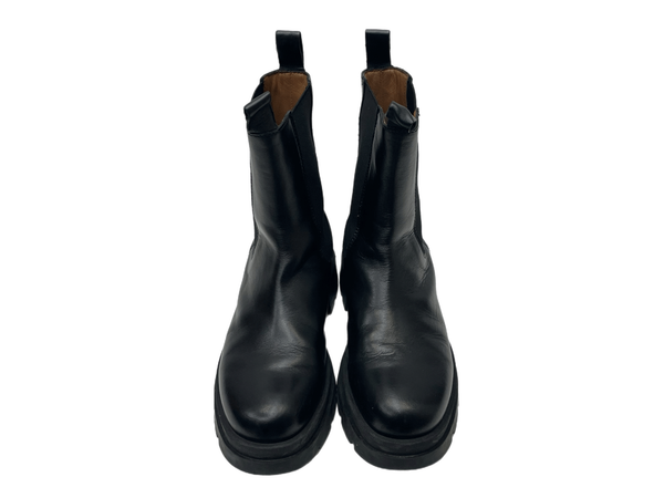 アンスクリア INSCRIRE サイドゴア レザー ブーツ レディース靴 ブーツ サイドゴア ブラック 37 24cm 601sh-64