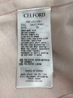 セルフォード CELFORD 袖スリット リネンライクジャケット ダブル テーラード ゴールドボタン フォーマル オフィスカジュアル PINK CWFJ231051 ジャケット 無地 ピンク SIZE36 104LT-129