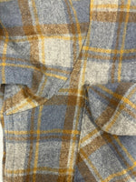 ペンドルトン PENDLETON 70's 70年代 ウール チェックシャツ ボードシャツ  ネルシャツ 開襟 オープンカラー ボックス vintage ヴィンテージ MADE IN USA アメリカ製  長袖シャツ ベージュ Mサイズ 101MT-5361