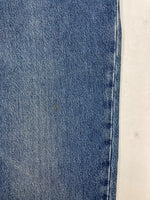 ダブルアールエル RRL 90s DENIM PANTS デニム パンツ ジップフライ ジーパン ジーンズ USA製 Ralph Lauren インディゴ 青 ロゴ R004 デニム ブルー サイズ 34 104MB-220