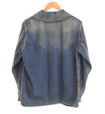 オア スロウ or slow US NAVY DENIM SHAWL COLLAR COVERALL デニム ショールカラー カバーオール VINTAGE加工 1 ジャケット ブルー 103MT-2550