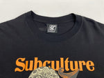 サブカルチャー Subculture SS PRINT TEE プリント Tシャツ スカル スネーク 黒 SCST-LTD01 2 Tシャツ プリント ブラック 104MT-215