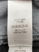 ステューシー STUSSY Big Ol Jean Canvas Needlepunch キャンバス ニードルパンチ パンツ 黒 無地 カーゴパンツ ブラック サイズ28 104MB-270