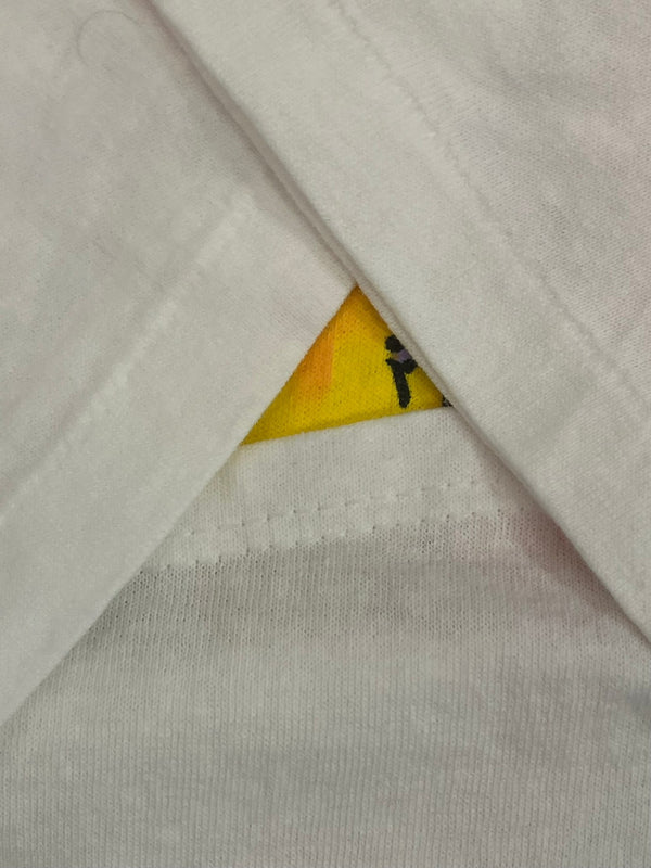 US US古着 90's 90年代 Stedman GRIMMY アメコミ キャラクター アートT ART MADE IN USA アメリカ製 袖シングル ヴィンテージ VINTAGE Tシャツ ホワイト Lサイズ 101MT-4915