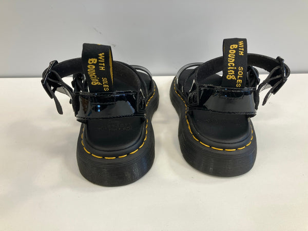ドクターマーチン Dr.Martens GRYPHON STRAP SANDAL サンダル グリフォン エナメル レディース靴 サンダル ブーツサンダル ブラック UK4 101sh-2338