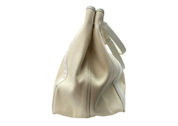 バレンシアガ BALENCIAGA TOTE BAG トート バッグ ネイビーカバス キャンバス かばん 白 バッグ メンズバッグ トートバッグ ロゴ ホワイト 104B-85