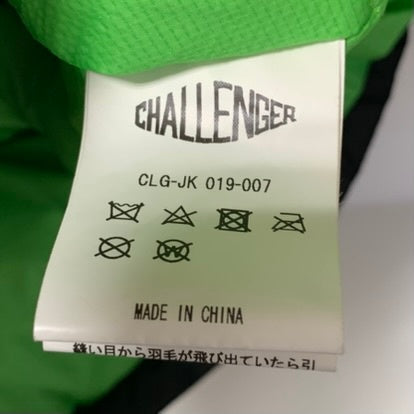 チャレンジャー CHALLENGER FLASH DOWN JACKET CLG-JK 019-007 ジャケット グリーン Sサイズ 201MT-4866