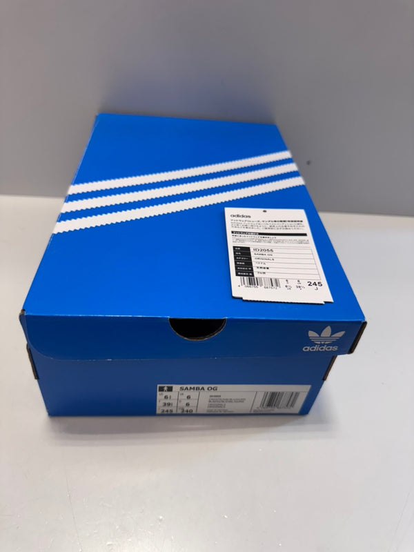 アディダス adidas Originals Samba OG Halo Blue アディダスオリジナルス サンバ OG "ハローブルー" ID2055 レディース靴 スニーカー ホワイト 24.5cm 101sh-1805