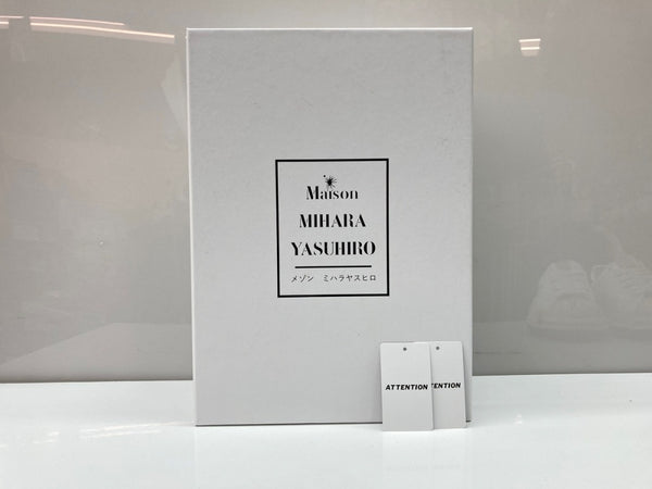 メゾンミハラヤスヒロ Maison MIHARA YASUHIRO BLAKEY VL OG ブレイキー キャンバス 厚底 ローカット シューズ 白 A09FW732 メンズ靴 スニーカー ホワイト サイズ 42 104S-972