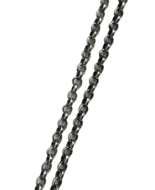 クロムハーツ CHROME HEARTS NECKLACE- ROLL CHAIN 20” ロールチェーン 20インチ メンズジュエリー・アクセサリー ネックレスチェーン シルバー 101goods-187