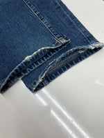 ダブルアールエル RRL DENIM PANTS デニム パンツ ボタンフライ ジーパン ジーンズ USA製 Ralph Lauren インディゴ 青 ロゴ R001 デニム ブルー 36×30 104MB-354