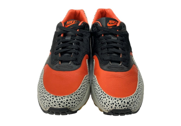 ナイキ NIKE 08年製 AIR MAX 1 SUPREME QK エア マックス サプリーム KEEP RIPPIN STOP SLIPPIN サファリ シューズ 黒 332326-801 メンズ靴 スニーカー オレンジ 27.5cm 104S-895