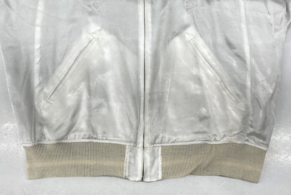 ダイリク DAIRIKU 22SS Hamadar Ska Jumper リバーシブル スカジャン 虎柄 龍柄 ドラゴン アウター ジャケット 白 黒 22SS O-4 ジャケット 刺繍 ホワイト Lサイズ 104MT-1578