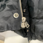 アベイシングエイプ A BATHING APE ダウン ジャケット ブラック Lサイズ 201MT-4849